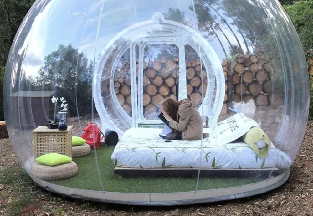 plastic bubble tent